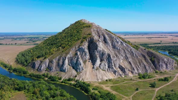 Shikhan Yuraktau  The Remain of the Reef of the Ancient Sea Composed of Limestone