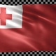 Tonga waving flag looped - VideoHive Item for Sale