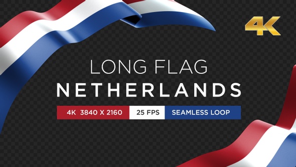 Long Flag Netherlands