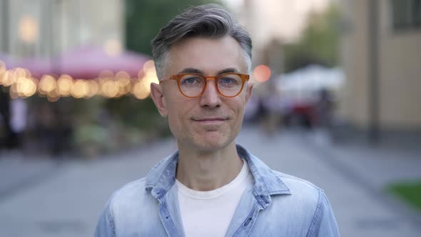 Man standing at the street