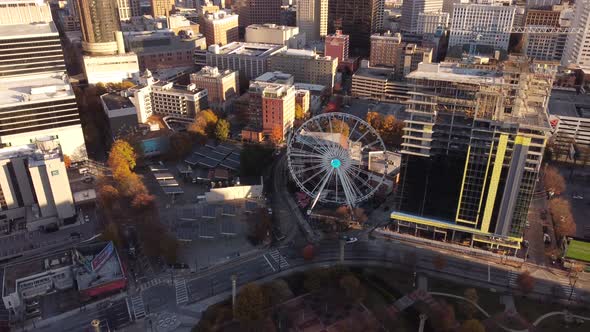 Skyview Atlanta Ga Ferris Wheel In The City