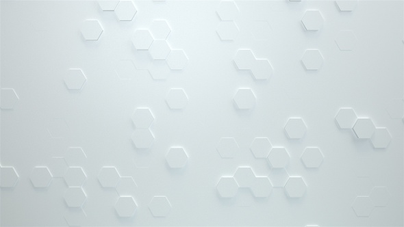 Clean White Hexagons 3