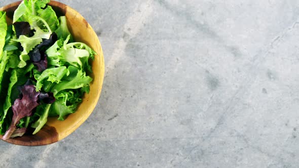 Salad in bowl