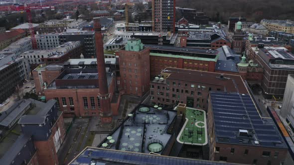 Drone Flight Over The Carlsberg Brewery