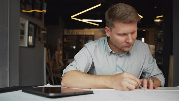 Young professional at work in the office