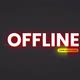 Offline Streaming Overlay Screen - Red Neon - VideoHive Item for Sale