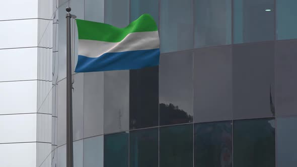 Sierra Leone Flag Background 2K