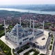 Aerial Drone View of Istanbul Camlica Mosque and Bosphorus - VideoHive Item for Sale