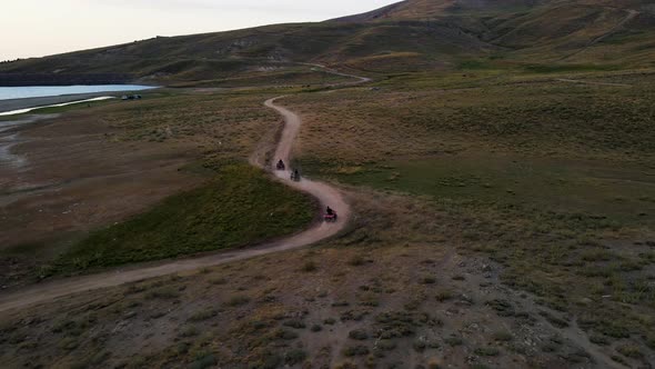 ATV Riding Attraction Overhead Aerial View