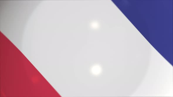 Plate with Flag of France alt