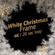 White Christmas Frame 4K - VideoHive Item for Sale