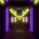 Rotating space tunnel corridor, VJ loop, endless 3d illustration, seamless looping, - VideoHive Item for Sale