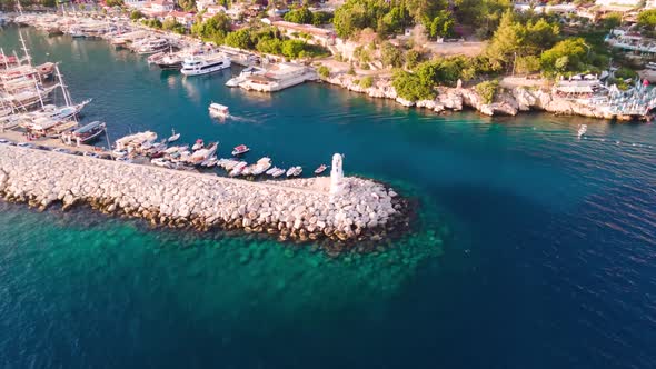 Finike, pier view, Antalya, Turkey