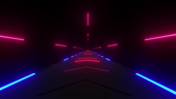 4k Colored Neon Roads Loops Pack