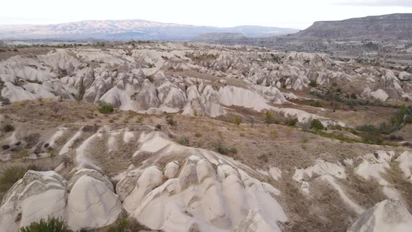 Aerial View Cappadocia Landscape