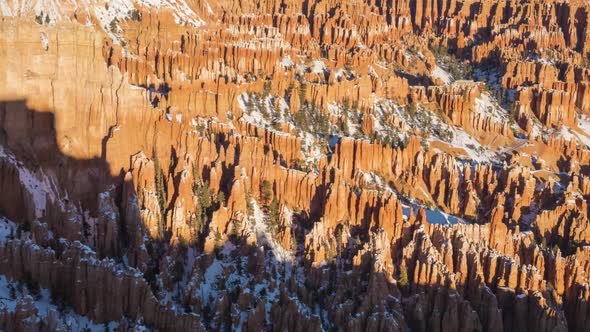 Bryce Canyon at Sunrise in Winter. Utah, USA