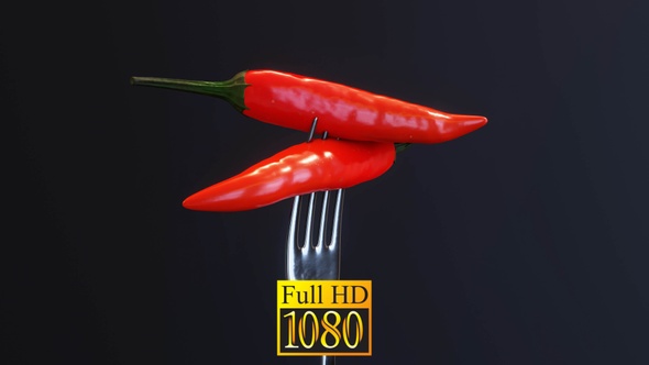 Pepper On A Fork HD