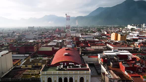 Take of view in mountains in Veracruz