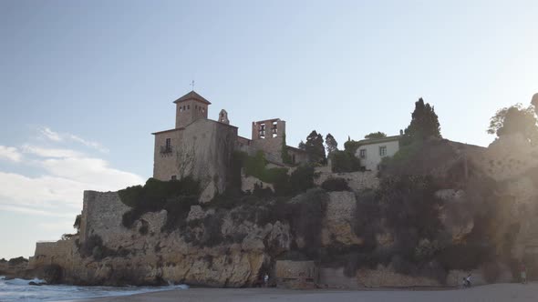 Tamarit Castle and Beach in Spain