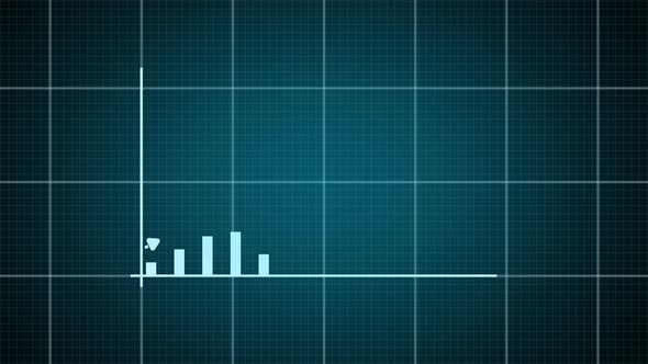 Business growth presentation with grid line. Vd 337