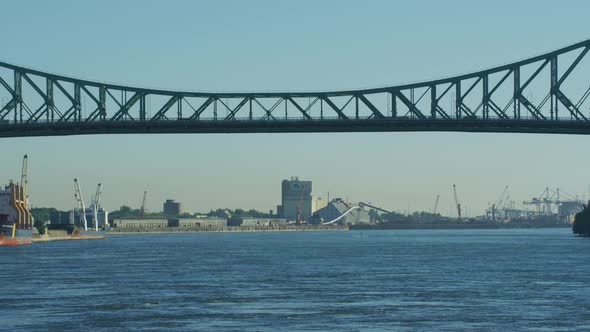 Part of Jacques Cartier Bridge