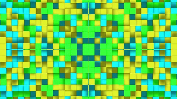 Abstract geometric  cubes