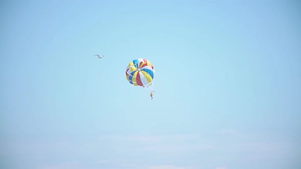 Parachute Attached To the Boat