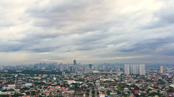 Manila, the Capital of the Philippines Aerial View