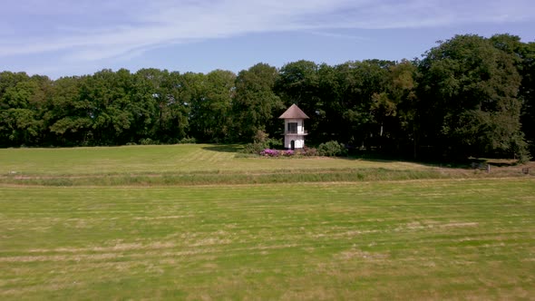 Tea house 'Staringkoepel' near Lochem in the Netherlands. Area is called the Achterhoek.