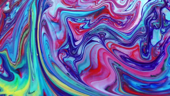 Slow Motion Macro Abstract Pattern Colorful Artistic Concept