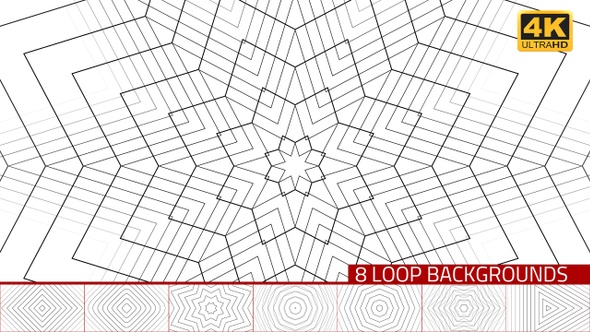8 lines Backgrounds Looped