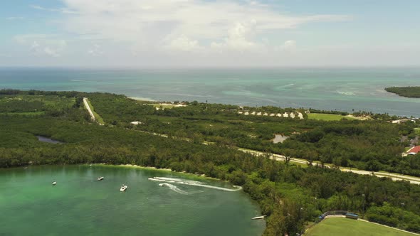 Aerial Video Virginia Key Miami Fl