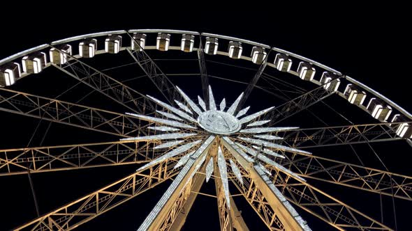 Ferris Wheel at Night