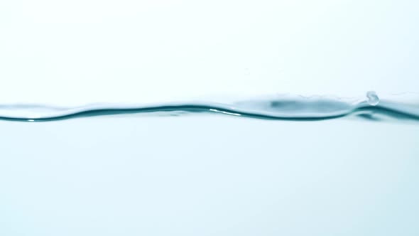 Water Waves In White Background