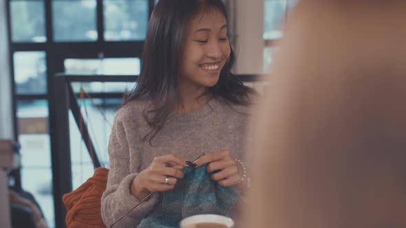 Young girls in a lesson