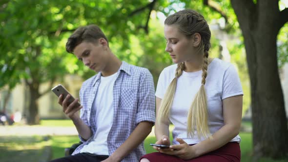 Teenagers Using Phone Instead of Interacting, Lack of Communication, Addicted