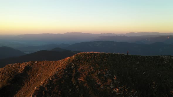 Sunrise in the mountains