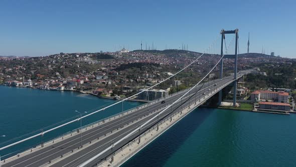 Bosphorus Bridge On Pandemic Days