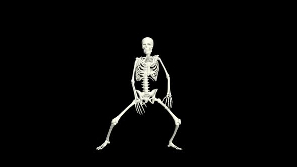 Skeleton Hip Hop Dancing