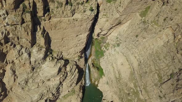 Piran waterfall or Rijab waterfall is the tallest waterfall in Iran, and is located in Sarpol-e Zaha