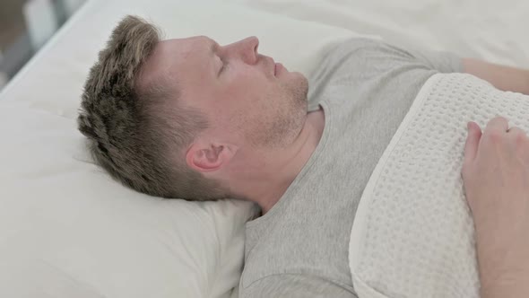 Man Trying To Sleep