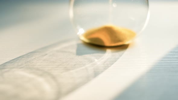 Glass Sandwatch with Yellow Sand