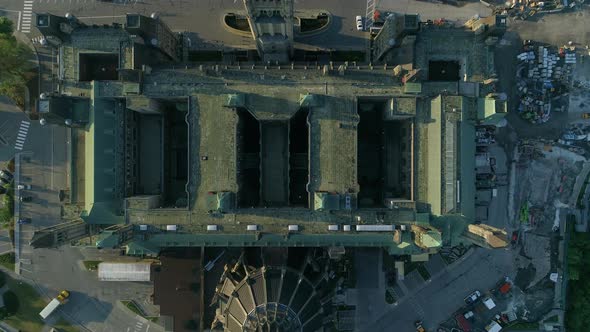 Parliament of Canada seen from above