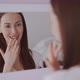 Cheerful Woman Applying Lipgloss in Morning - VideoHive Item for Sale