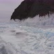 Aerial View of Winter Ice Landscape on Lake Baikal - VideoHive Item for Sale