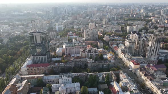 Kyiv - the Capital of Ukraine. Aerial View. Kiev