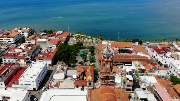 City municipality of puerto vallarta jalisco mexico picturesque town with colored facades