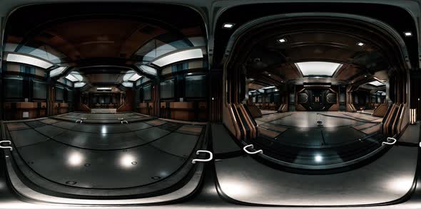 Vr360 View of Spaceship Interior alt