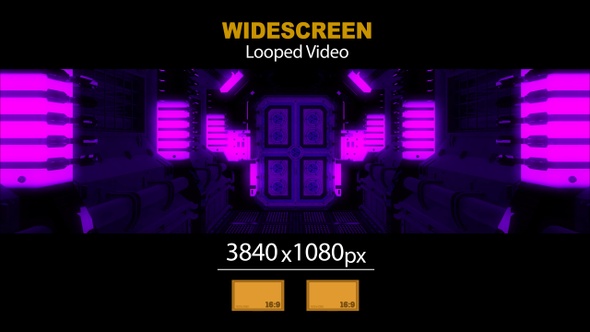 Widescreen Sci Fi Light Hall 02