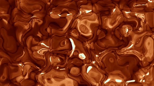 Beautiful Brown Color Water Liquid Animated Background